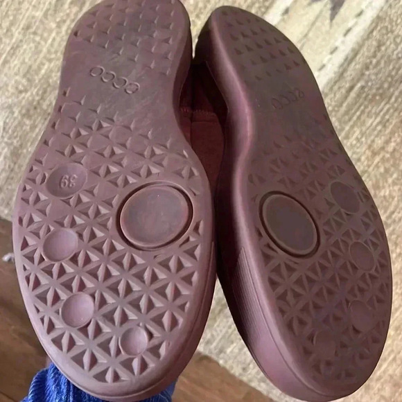 Ecco Sherpa lined loafers size 8.5 - Picture 6 of 7